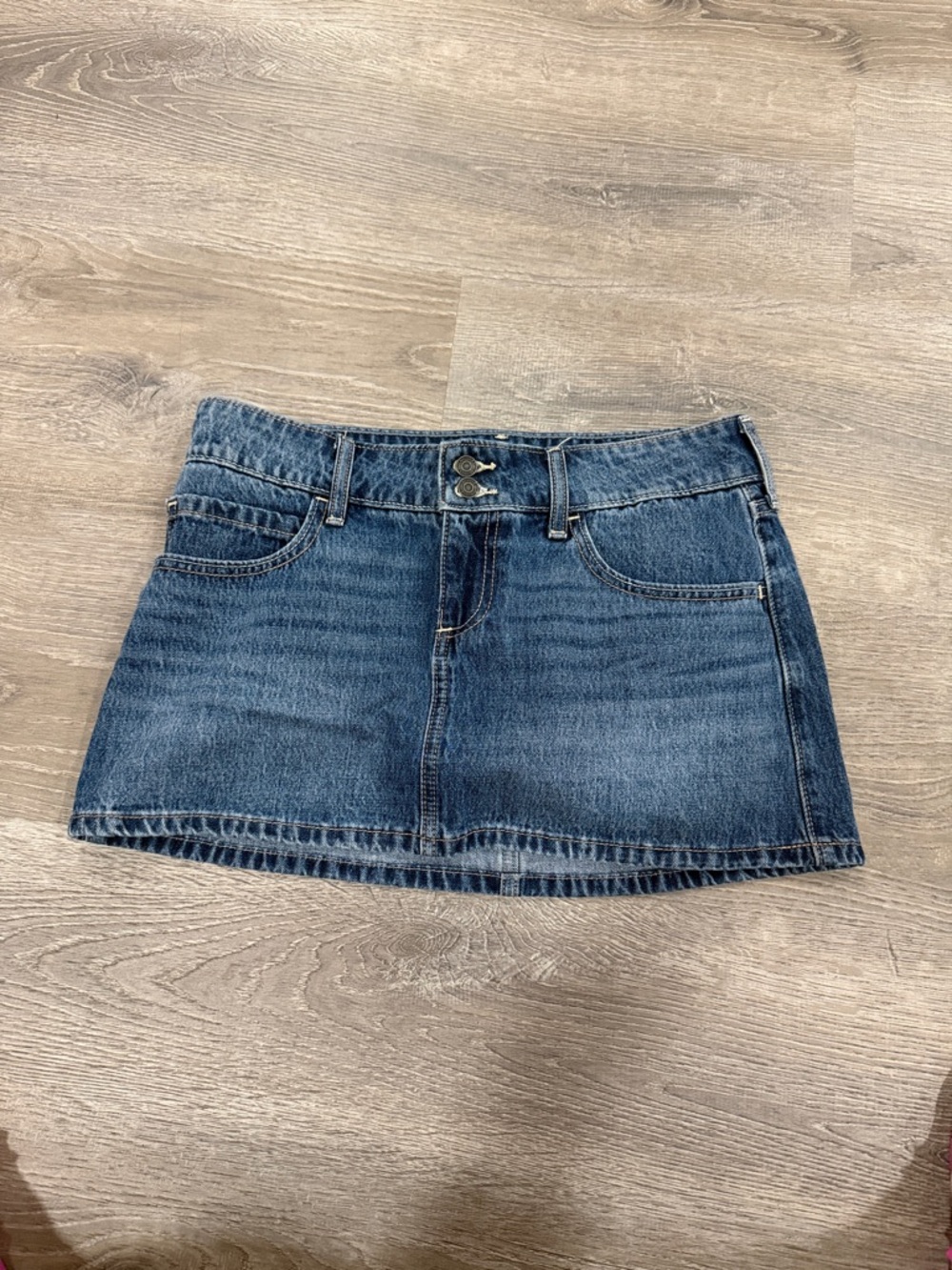 Women’s Hollister Denim Mini Skirt with Shorts Attached